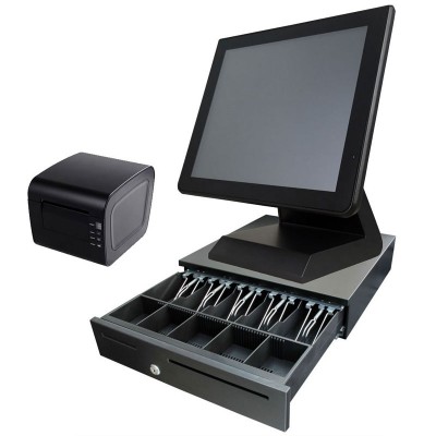 Mantas 1900 POS System - Screen, Printer and Cash Drawer