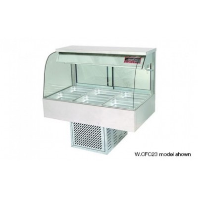 Woodson Curved Glass Cold Food Display