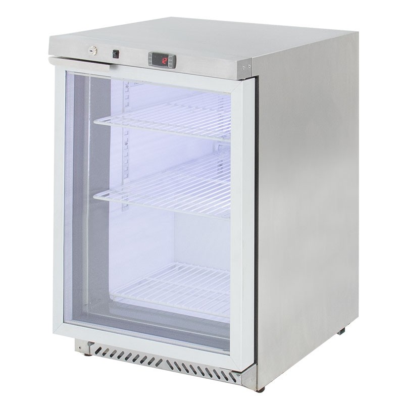 Airex Undercounter Fridge and Freezer - 2 Door Glass